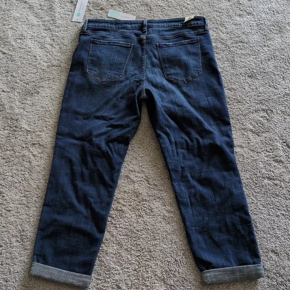 NWT Cosmic Blue Love Adrianne Distressed Boyfriend Jeans Size 14 - Picture 5 of 6